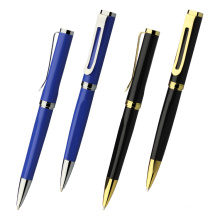 Executive twist open ballpoint pen customized logo for gift